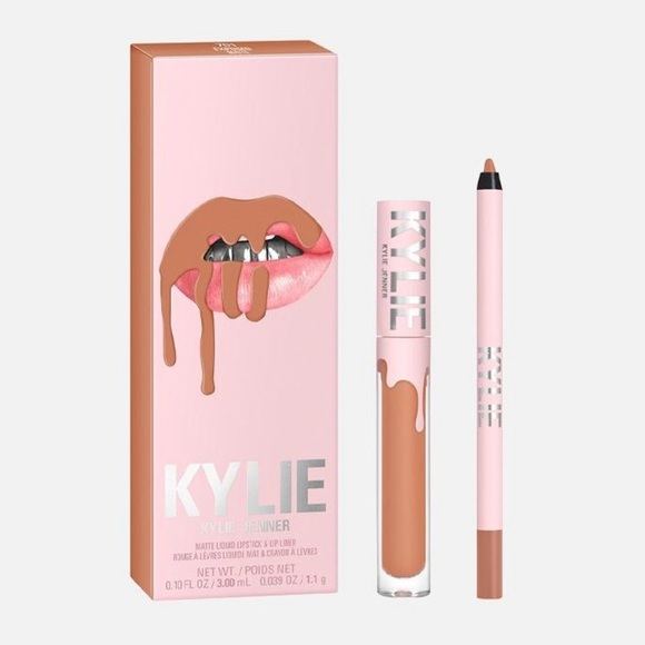 Kylie Cosmetics Matte Lip Kit 701 Exposed Brown Nude Lip Liner Lipstick Duo - Picture 1 of 4